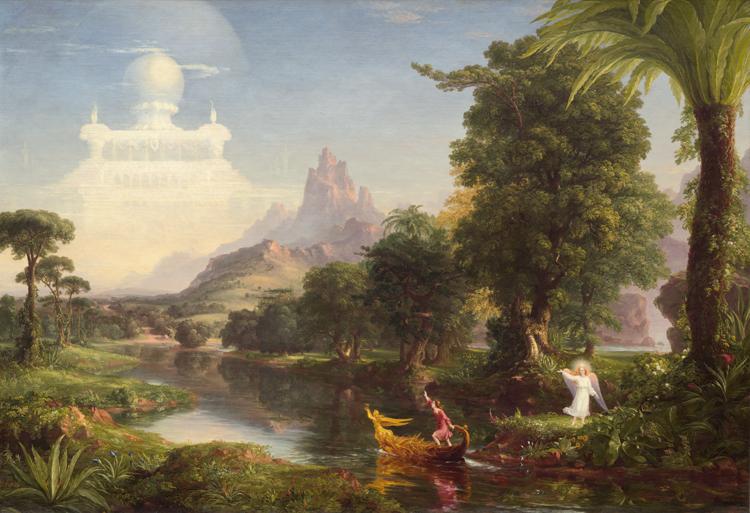 Thomas Cole The Voyage of Life:Youth (mk13) China oil painting art